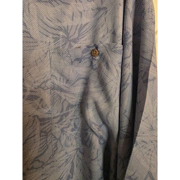 David Taylor Collection Shirt Men's Size 4XL/Reg Blue Button Down Short Sleeve - Picture 4 of 6